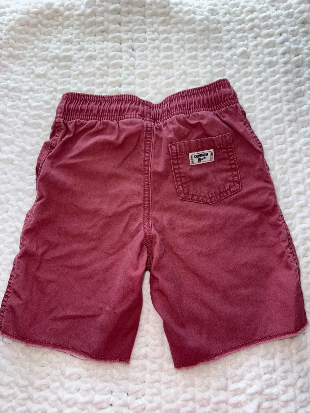 OshKosh B'gosh Burgundy Red Pull-On Shorts